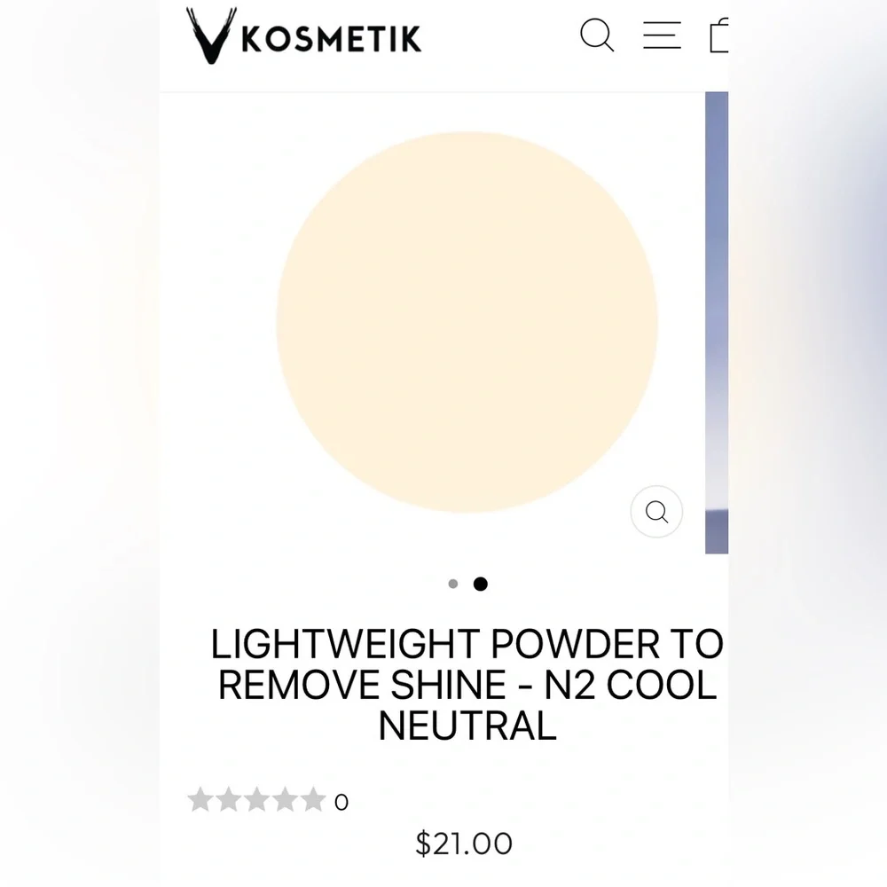 5/$30 V. KOSMETIK Lightweight Powder - Cool Neutral 8g / 0.28 us oz NWT